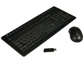 Tastatura+mouse SVEN Wireless 9005 Combo black, Keyboard + optical mouse, USB (set fara fir tastatura+mouse/беспроводной комплект клавиатура+мышь), www