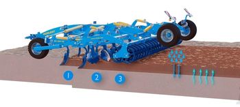 cumpără Duolent DX 460 PS - cultivator de adâncime 4.6 metri, cu tăvălug - Farmet în Chișinău 