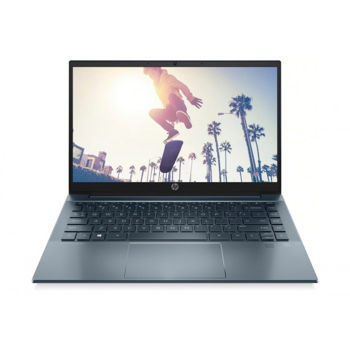 купить NB HP 14.0" Pavilion 14-ec0008ur Blue (Ryzen 5 5500U 8Gb 512Gb) в Кишинёве 