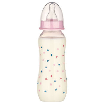 купить "Baby-Nova" Силиконовая бутылочка со стандартным горлышком, 0-24 мес, 240мл., средний поток, без BPA, 1 шт./картонная коробка (48010) в Кишинёве 