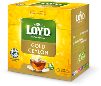 купить LOYD Gold Ceylon, Чай черный, 20 пак в Кишинёве 