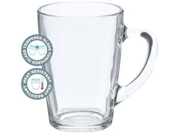 Чашка стеклянная 320ml EH 