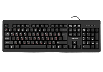 Комплект Клавиатура + Мышь SVEN KB-S320C, Проводная, Черный 