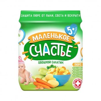 cumpără Malenikoe Sciastie Piure salată de legume 90g în Chișinău 