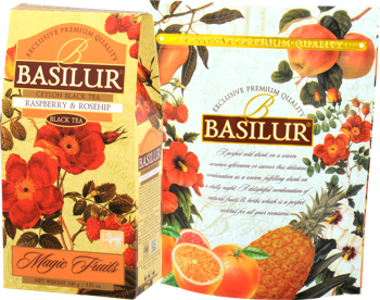 Ceai negru  Basilur Magic Fruits,  Raspberry & Rosehip, 100 g 