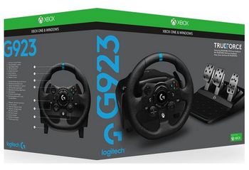 Wheel Logitech Driving Force Racing G923, for Xbox, 900 degree, Pedals, Dual-Motor Force Feedback 