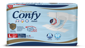 cumpără Confy Premium Adult LARGE ECO2, Scutece pentru adulți, 20 buc. în Chișinău 