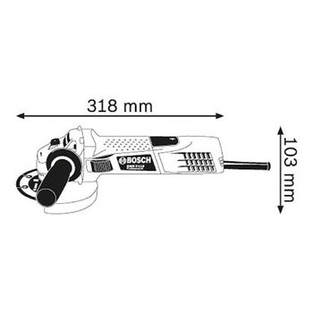 Угловая шлифовальная машина Bosch GWS 7-115 115 мм 