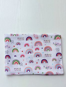 Муслиновая пеленка Pampy 100*80 см Rainbow 