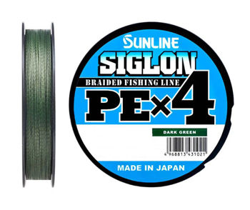 Шнур #1.0 / 0.171mm / 16lb Sunline Siglon PE x4 150m 