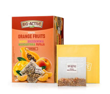 Чай Big-Active Фруктовый чай Orange Fruits 20 пакетиков 