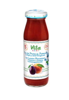 cumpără Vita Baby suc de prune și piersici de la 5 luni, 175 ml în Chișinău 