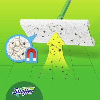 Сухие салфетки Swiffer DRY CATTURA POLVERE просоченным детергентом, 18 шт 