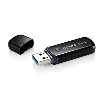 32GB USB3.1 Flash Drive  Apacer "AH355", Black, Classic Cap (AP32GAH355B-1) 