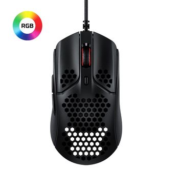 Gaming Mouse HyperX Pulsefire Haste, 400-16000 dpi, 6 buttons, Ambidextrous, 40G, 450IPS, 80g, USB 
