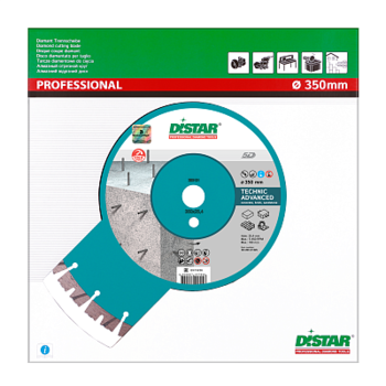 cumpără Disc diamantat Distar 1A1RSS/C3-H 300x3,0/2,0x15x25,4-(11,5)-22 Technic Advanced în Chișinău 