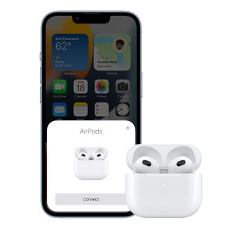 Căști Apple AirPods 3 with Lightning Charging Case White 