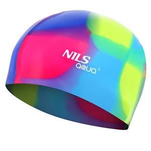 Шапочка для плавания силиконовая Nils Aqua 11-30-2 multicolor (6445) 