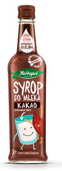 Sirop Herbapol Cacao for milk, 420 ml 
