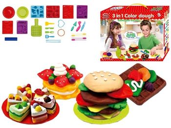 Set pentru modelare Funny Lucky Hamburger (accesorii) 