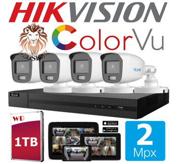 HIKVISION COLOR VU 2 МЕГАПИКСЕЛИ 1TB 