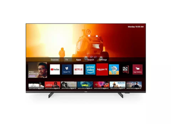 Телевизор Philips 55'' 4K UHD Smart 55PUS7506/12, Black 