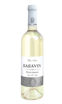 Basavin Silver Pinot Grigio, vin alb sec, 0.75 L 