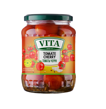 Tomate cherry marinate Vita 680 gr 