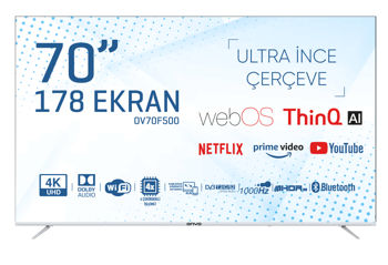 купить ONVO 70" 4K WEBOS Smart Безрамный LED TV DVB-T2/C/S2 Dolby в Кишинёве 