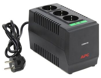 Stabilizer APC Line-R LS595-RS 595VA/300W Automatic Voltage Regulator, 3 Schuko Outlets, 230V 