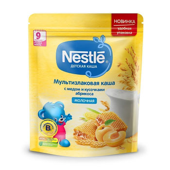 cumpără Nestle Terci cu lapte din cereale cu miere și bucățele de caise 220g în Chișinău 