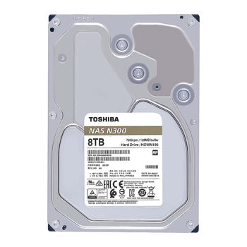 Hard Disk 3.5 HDD 8TB Toshiba NAS Storage N300 HDWG480UZSVA 7200 rpm SATA3 6GB/s 256MB