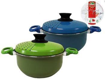 Cratita non-stick 20cm, diferite culori cu capac 