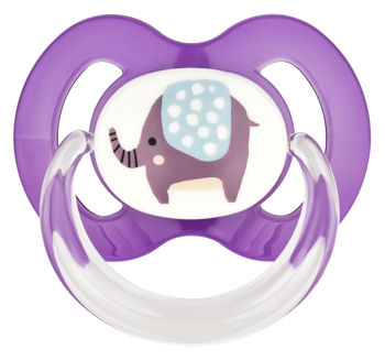 "Baby-Nova" Ортодонтическая пустышка, с кольцом, от 0 мес., Силикон, без BPA, 2 шт. со стерилизационной коробкой (20004) 