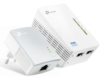 Powerline Adapter/Access Point Wi-Fi N TP-Link, TL-WPA4220 KIT, AV600, 2x100Mbps Ports 