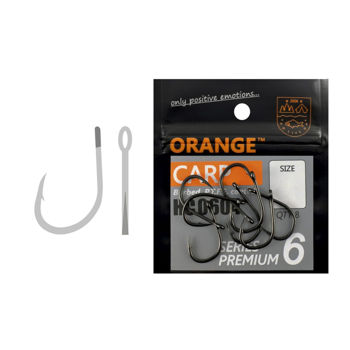 Carlig Orange Carp Hook Series 6 NR10 