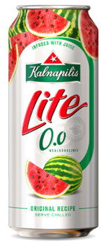 Kalnapilis Lite Watermelon fara alc. 0.5L CAN 