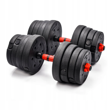 Регулируемые гантели-штанга 2 в 1 PowerFIT (2х20 кг) 40 кг 