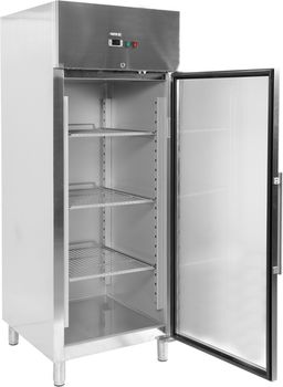 cumpără Dulap frigorific din inox, ușă din sticlă, temp -2+8°C, 215 W, 650 L, 740x830x2010mm în Chișinău 