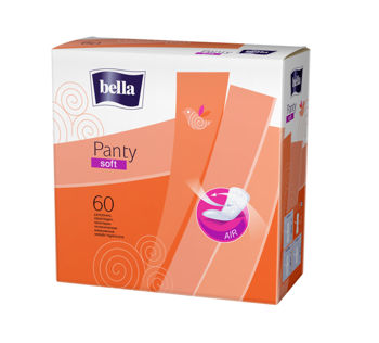 Ежедневные прокладки  Bella Panty Soft 60шт без запаха 