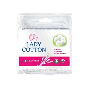 Палочки ватные Lady Cotton, 100 шт. 