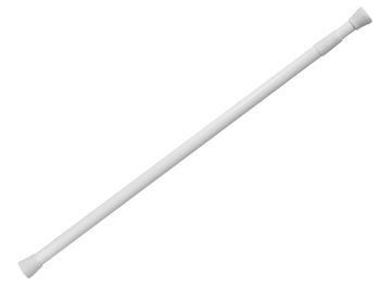 Tijă glisantă pentru perdea Tendance 70-120cm albă, aluminiu 