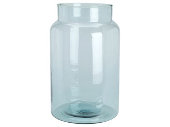 Vaza din sticla "Borcan" H33cm, D21cm 