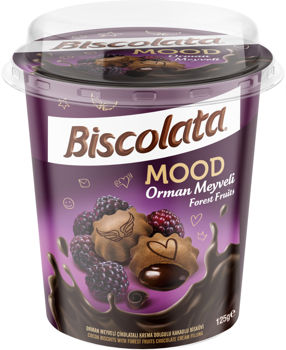 Biscuite Biscolata cu fructe de padure 125g 