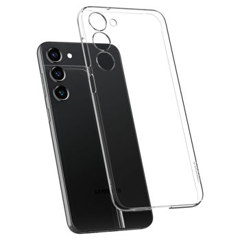 Spigen Samsung S23, Airskin, Crystal Clear 
