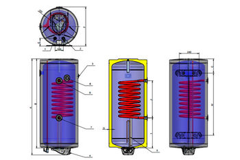 Boiler termoelectric Eldom 100 l 