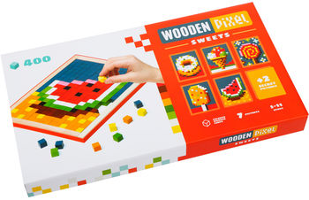 купить Cubika Wooden Pixel Мозаика Сладости в Кишинёве 