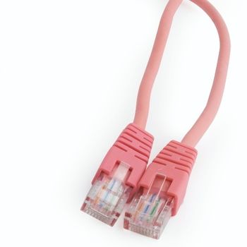 3m, Patch Cord  Pink, PP12-3M/RO, Cat.5E, Cablexpert, molded strain relief 50u" plugs 