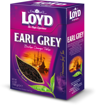 LOYD Leaf Tea Earl Grey, черный чай, 100г 