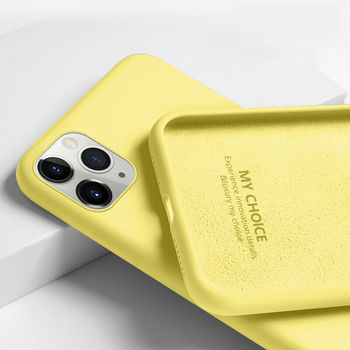 Чехол Screen Geeks Soft Touch iPhone 12 - 12 Pro [Yellow] 